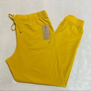 Albion Mustard Jetsetters Jogger Pants, Large (L) Regular.